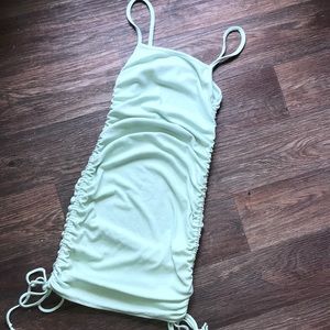 Mint Green Ruched Bodycon Forever 21 dress